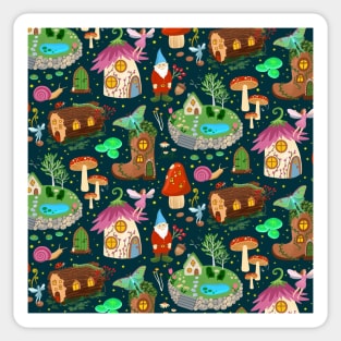 Garden Gnome Pattern Sticker